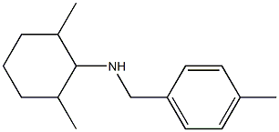 2,6-dimethyl-N-[(4-methylphenyl)methyl]cyclohexan-1-amine 结构式