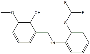 2-[({2-[(difluoromethyl)sulfanyl]phenyl}amino)methyl]-6-methoxyphenol