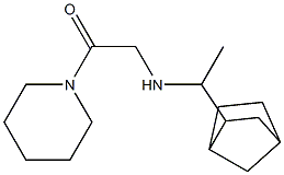 2-[(1-{bicyclo[2.2.1]heptan-2-yl}ethyl)amino]-1-(piperidin-1-yl)ethan-1-one