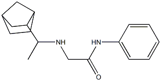 2-[(1-{bicyclo[2.2.1]heptan-2-yl}ethyl)amino]-N-phenylacetamide Structure