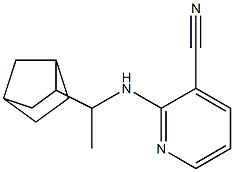 2-[(1-{bicyclo[2.2.1]heptan-2-yl}ethyl)amino]pyridine-3-carbonitrile