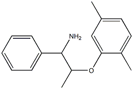 2-[(1-amino-1-phenylpropan-2-yl)oxy]-1,4-dimethylbenzene Structure