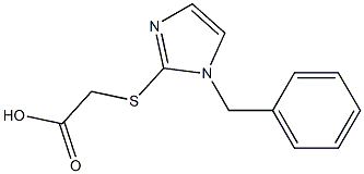  2-[(1-benzyl-1H-imidazol-2-yl)sulfanyl]acetic acid