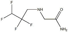 2-[(2,2,3,3-tetrafluoropropyl)amino]acetamide,,结构式