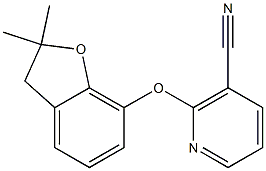  2-[(2,2-dimethyl-2,3-dihydro-1-benzofuran-7-yl)oxy]nicotinonitrile