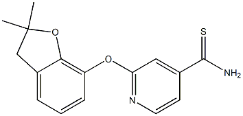 2-[(2,2-dimethyl-2,3-dihydro-1-benzofuran-7-yl)oxy]pyridine-4-carbothioamide