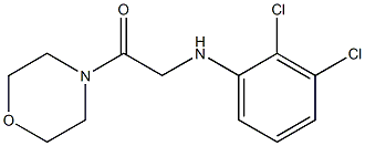 2-[(2,3-dichlorophenyl)amino]-1-(morpholin-4-yl)ethan-1-one Struktur
