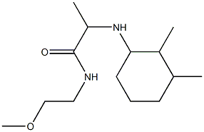 2-[(2,3-dimethylcyclohexyl)amino]-N-(2-methoxyethyl)propanamide