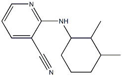 2-[(2,3-dimethylcyclohexyl)amino]pyridine-3-carbonitrile Structure