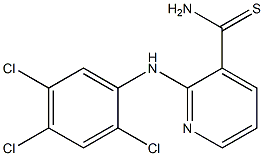  2-[(2,4,5-trichlorophenyl)amino]pyridine-3-carbothioamide