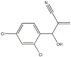 2-[(2,4-dichlorophenyl)(hydroxy)methyl]prop-2-enenitrile 化学構造式