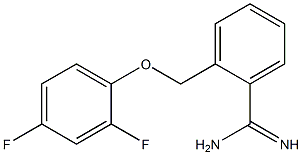 2-[(2,4-difluorophenoxy)methyl]benzenecarboximidamide