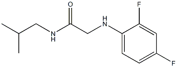 2-[(2,4-difluorophenyl)amino]-N-(2-methylpropyl)acetamide