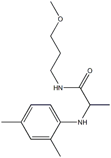 2-[(2,4-dimethylphenyl)amino]-N-(3-methoxypropyl)propanamide Structure