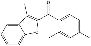  2-[(2,4-dimethylphenyl)carbonyl]-3-methyl-1-benzofuran