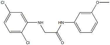  2-[(2,5-dichlorophenyl)amino]-N-(3-methoxyphenyl)acetamide