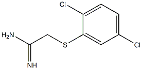 2-[(2,5-dichlorophenyl)sulfanyl]ethanimidamide Struktur