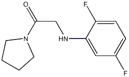  2-[(2,5-difluorophenyl)amino]-1-(pyrrolidin-1-yl)ethan-1-one
