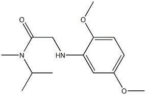 2-[(2,5-dimethoxyphenyl)amino]-N-methyl-N-(propan-2-yl)acetamide