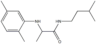 2-[(2,5-dimethylphenyl)amino]-N-(3-methylbutyl)propanamide