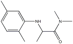 2-[(2,5-dimethylphenyl)amino]-N,N-dimethylpropanamide Structure