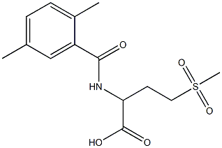 2-[(2,5-dimethylphenyl)formamido]-4-methanesulfonylbutanoic acid|