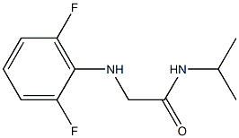 2-[(2,6-difluorophenyl)amino]-N-(propan-2-yl)acetamide|