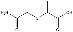 2-[(2-amino-2-oxoethyl)thio]propanoic acid Structure