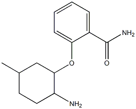 2-[(2-amino-5-methylcyclohexyl)oxy]benzamide Structure