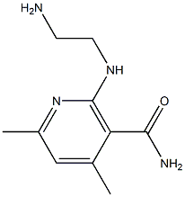 2-[(2-aminoethyl)amino]-4,6-dimethylnicotinamide|