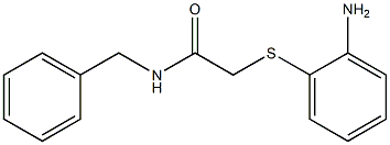 2-[(2-aminophenyl)sulfanyl]-N-benzylacetamide Structure