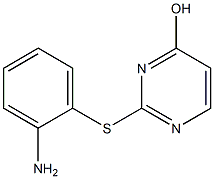 2-[(2-aminophenyl)sulfanyl]pyrimidin-4-ol Structure