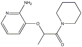 2-[(2-aminopyridin-3-yl)oxy]-1-(piperidin-1-yl)propan-1-one|