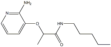 2-[(2-aminopyridin-3-yl)oxy]-N-pentylpropanamide Structure