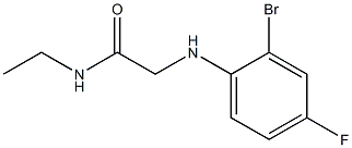 2-[(2-bromo-4-fluorophenyl)amino]-N-ethylacetamide
