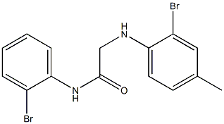  2-[(2-bromo-4-methylphenyl)amino]-N-(2-bromophenyl)acetamide