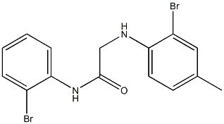 2-[(2-bromo-4-methylphenyl)amino]-N-(2-bromophenyl)acetamide|