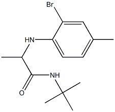 2-[(2-bromo-4-methylphenyl)amino]-N-tert-butylpropanamide