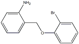 2-[(2-bromophenoxy)methyl]aniline,,结构式