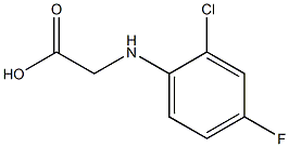 2-[(2-chloro-4-fluorophenyl)amino]acetic acid