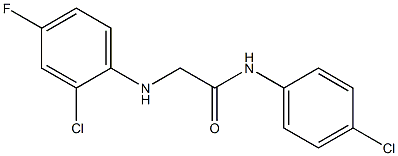 2-[(2-chloro-4-fluorophenyl)amino]-N-(4-chlorophenyl)acetamide