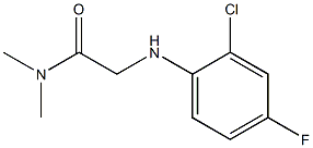 2-[(2-chloro-4-fluorophenyl)amino]-N,N-dimethylacetamide|