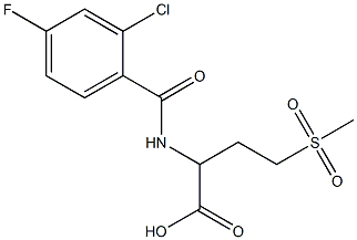  2-[(2-chloro-4-fluorophenyl)formamido]-4-methanesulfonylbutanoic acid