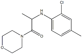 2-[(2-chloro-4-methylphenyl)amino]-1-(morpholin-4-yl)propan-1-one 结构式