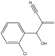  2-[(2-chlorophenyl)(hydroxy)methyl]prop-2-enenitrile