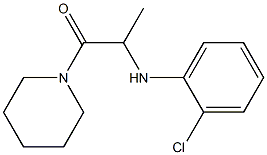  2-[(2-chlorophenyl)amino]-1-(piperidin-1-yl)propan-1-one