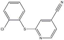 2-[(2-chlorophenyl)sulfanyl]pyridine-4-carbonitrile