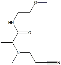 2-[(2-cyanoethyl)(methyl)amino]-N-(2-methoxyethyl)propanamide