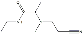  2-[(2-cyanoethyl)(methyl)amino]-N-ethylpropanamide