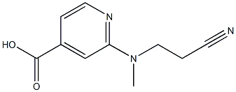 2-[(2-cyanoethyl)(methyl)amino]pyridine-4-carboxylic acid